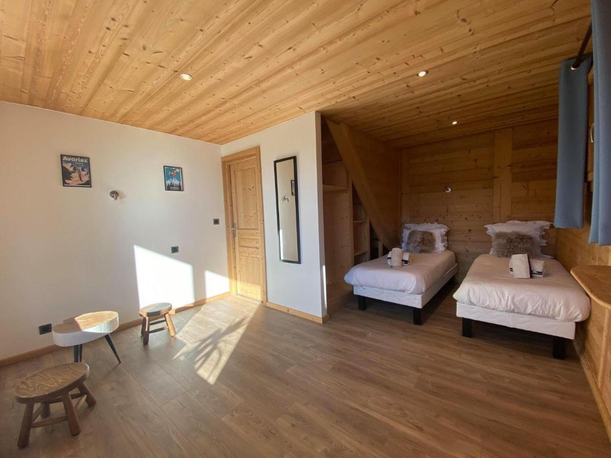 Azalée, Chalet de Luxe - Propriétés Mont Amour Montriond Exterior foto
