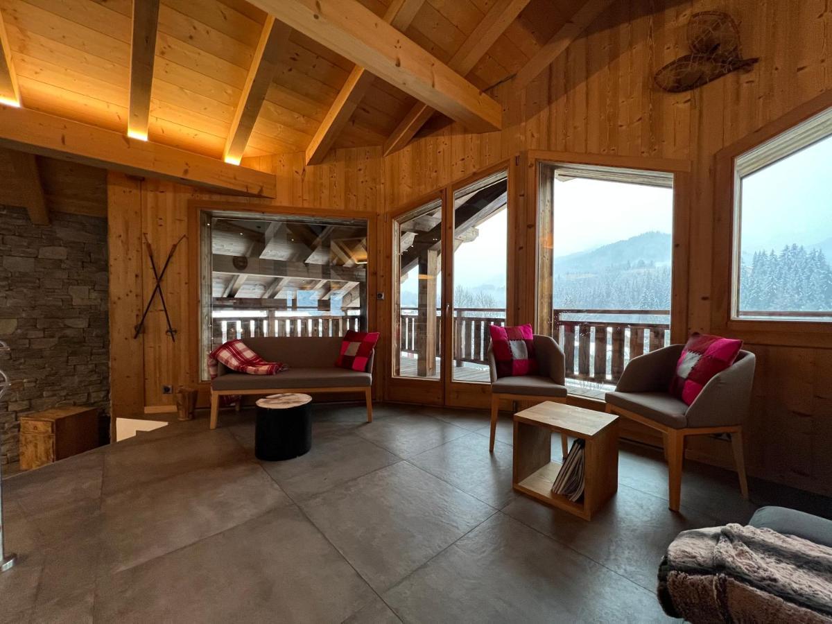 Azalée, Chalet de Luxe - Propriétés Mont Amour Montriond Exterior foto